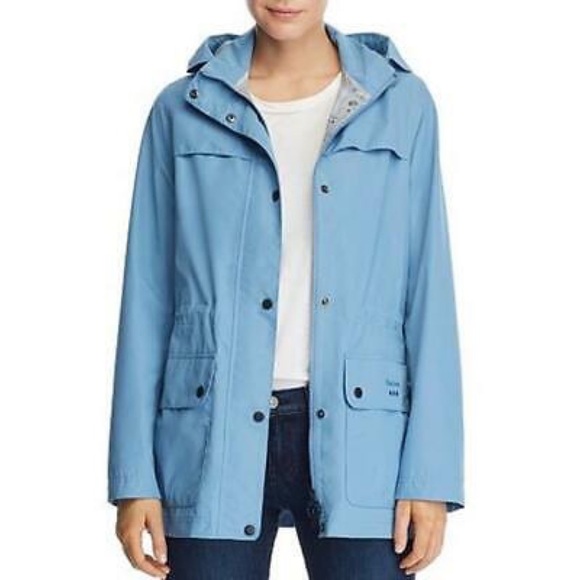 Nwt Barbour Womens Drizzel Rain Jacket 